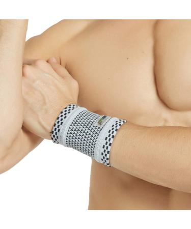 NeoTech Care Bamboo Wrist Band - Elastic & Breathable for Sports - Grey, Medium - 1 Pack - Buy Online on GoSupps.com