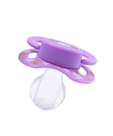 Buy LittleForBig Large Shield Pacifier Set - Adult Size Pink & Purple Monster | International Shipping Available - Buy Online on GoSupps.com