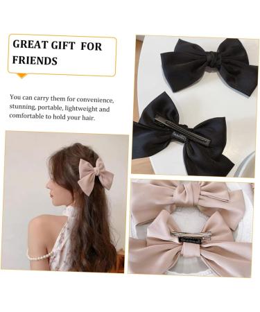 minkissy 6 Pairs bow hairpin hair bows for female hairpin party hair clip Bow Hair Clips big bows hair clips hair pin bowknot new year hair decoration bow clips girl fabric headgear woman - Buy Online on GoSupps.com