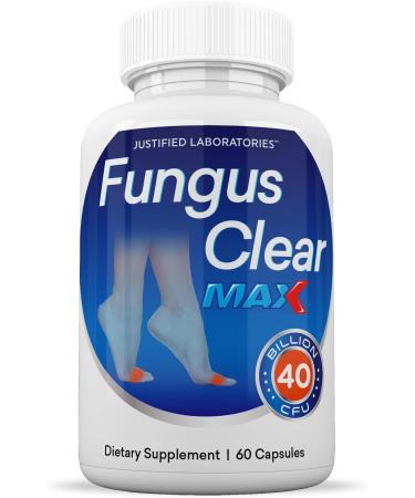 Justified Laboratories (3 Pack) Fungus Clear Max Pills 40 Billion CFU Probiotic 180 Capsules 60 Count (Pack of 3) - Buy Online on GoSupps.com