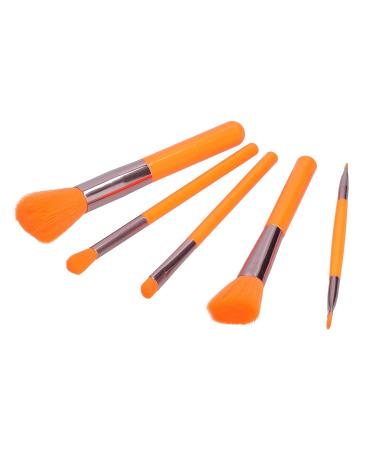 Soft Hair Eyeshadow Loose Powder Makeup Brush Set for Beginners | Orange Cosmetic Tools - Buy Now - Buy Online on GoSupps.com