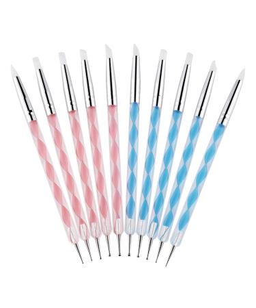 5pcs Nail Art Painting Brushes & Dotting Tools - DIY Manicure Pens for Professional Results | International Shipping Available - Buy Online on GoSupps.com