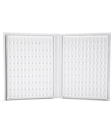 Nail Art Display Book Nail Color Chart Display Professional Salon Nail Color Swatches Nail Practice Card Design Board Nail Tip Storage Tools for Nail Art Showing(white) - Buy Online on GoSupps.com