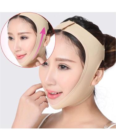V-Shaped Double Chin Reducer & Face Slimming Strap 2pcs (Color L) - Breathable & Reusable Anti-Wrinkle Mask for Men and Women - Buy Online on GoSupps.com