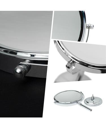 Mirrorvana Large Double Sided 10X and 1X Magnifying Makeup Mirror - 15 Height, 8 Wide with Stand - Gift Box Included - Buy Online on GoSupps.com