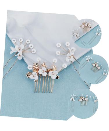 Angoily 1 Set Bridal Hairpin Wedding Hair Accessories Wedding Hair Side Comb Rhinestone Hair Accessories Bridal Hair Accessories Women Hair Comb Rhinestones Women's Alloy Hair up - Buy Online on GoSupps.com