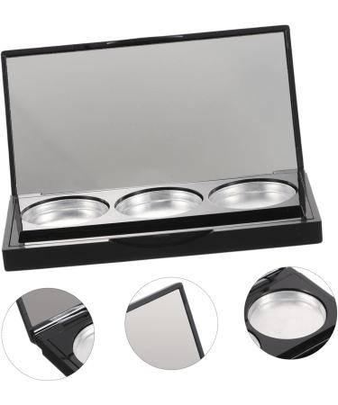  Beatifufu Refillable Makeup Palette Empty Eyeshadow Organizer Makeup Pans with 3 Grids Portable Blush Palette Cosmetic Storage Pans Travel Makeup Organizer - Buy Online on GoSupps.com