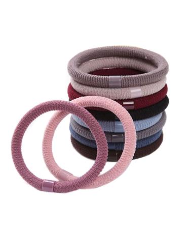20 pieces thick elastic ponytail holder stretch hair ties bands rope headband hair tie hair accessories for girls women no slide damage breaking or stretch out out