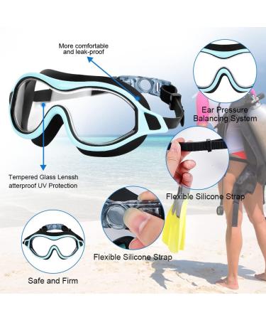 Best Swimming Goggles for Adults & Youth | No-Fog Anti-Fog UV Protection | 180 Clear Vision - Buy Online on GoSupps.com