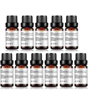 Fruit Essential Oil Top 11 Set - Strawberry Coconut Raspberry Mango White Musk Apple Freesia Lime Cherry Passion Watermelon 11-pack - Buy Online on GoSupps.com