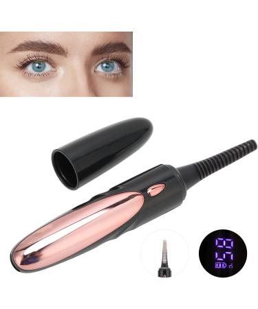 Electric Heated Eyelash Curler - 4 Speed Rechargeable Portable Makeup Tool | Quick Heating & USB Long Lasting Curling - Buy Online on GoSupps.com