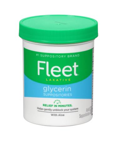 NBGRLVS TOOBOSS SIXNEA Fleet - Laxative - Suppository - 50 per Jar - 2 Gram Strength - Glycerin