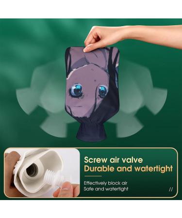 Cute Girl Plush Hot Water Bottle with Cover - Hand Warmer for Adults & Kids | 26.5x15.3cm - International Shipping - Buy Online on GoSupps.com