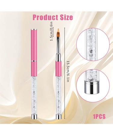 Nail Ombre Brush Set - Rhinestone Handle Gradient Nail Art Brushes for Gel Nails & Manicure Design - Buy Online on GoSupps.com