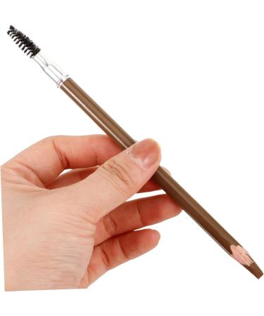 WOONEKY Wooden Brow Pencil Portable Brow Pencil Wood Brow Pencil Makeup Eyebrow Pencil Coffee 1 count (Pack of 1) Coffee - Buy Online on GoSupps.com