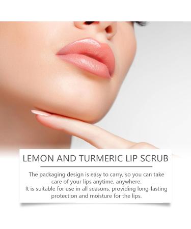  YOENBG Natural Turmeric Lemon Lip Scrub for Dark and Dull Lips Aloe Vera Scrub for Chapped & Dry Lips Moisturizes (3 Pieces) - Buy Online on GoSupps.com