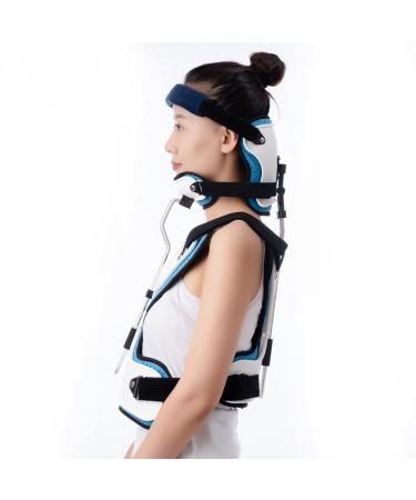 Nsxayiwe Cervical Traction Device - Adjustable Head & Neck Support for Adults | Breathable V-Shaped Shoulder Straps - Buy Online on GoSupps.com