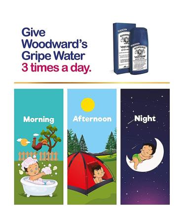 Woodward's Gripe Water 130ml - Pack of 3 | Soothing Relief for Babies - Buy Online on GoSupps.com