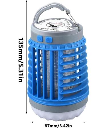 Mosquitoes Killers Lamp Camping Buggs Zapper Solar & USB Powered Electric Fly Killers Mosquitoes Killers Lantern Outdoor Mosquitoes Lamp for Home Camping Garden - Buy Online on GoSupps.com