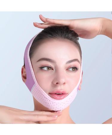 Asphodelia 2PCS Double Chin Reducer Chin up Mask Face Lifting Belt Reathable Comfortable V Line Lifting Mask Innovative Lifting Technology Tightening Skin Preventing Sagging - Buy Online on GoSupps.com