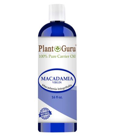 Macadamia Nut Oil 16 oz Virgin Unrefined Cold Pressed 100% Pure Natural - Skin  Body And Face. DIY Soap  Creams and Lip Balm Making - Buy Online on GoSupps.com