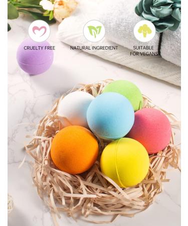 Aofmee 9 Pcs Bath Bombs Spa Kit for Moisturizing Skin - Perfect Gifts for Women, Mom, Her, Kids - Birthday, Valentines, Mothers Day, Anniversary, Christmas - Buy Online on GoSupps.com