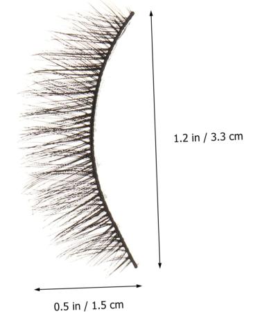 Angoily 15 Pairs Short False Eyelashes Thick Eyelash Reusable Eyelashes Elf Eyelashes Faux Dramatic Eyelashes Fiber Eyelashes Fake Lashes Curly Eyelashes 3d Extend Artificial Fiber Make up - Buy Online on GoSupps.com