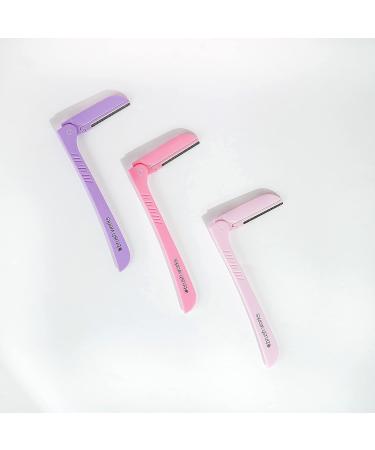 Brushworks Precision Eyebrow Razor 3-Piece Set | Perfect Eyebrow Shaping & Grooming - International Shipping Available - Buy Online on GoSupps.com