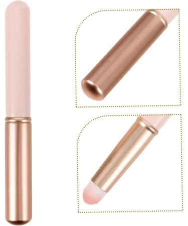 Lip Blending Brush Makeup Brush for Lip Gloss & Lipstick Application Lipstick Applicator Lip Gloss Brush Lip Mask Brush Lip Makeup Lip Balm Aluminum Tube Pink Round Head - Buy Online on GoSupps.com