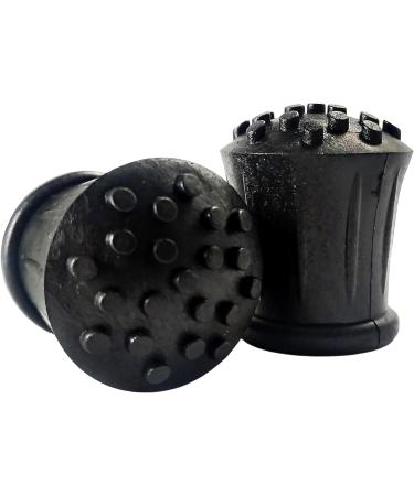 Rubber End Ferrules 22mm (4 Pack) for Crutches, Canes, Zimmer Frames - Heavy Duty Walking Stick & Hiking Pole Feet Tips - Buy Online on GoSupps.com