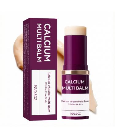MOONGAZE Calcium Multi-Balm Stick Korean Skin Firming Treatment for Face Eyes & Neck Hydrating Collagen + Vitamin D/E Almond Formula All Skin Types 1
