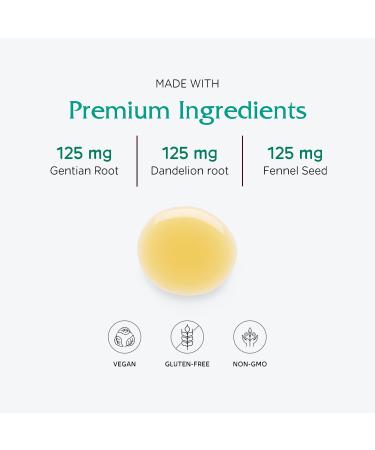 Vitanica Bitters Tonic - Alcohol Free Liquid Digestion Supplement | Vegan Vanilla Orange Flavor | 4 oz - Buy Online on GoSupps.com