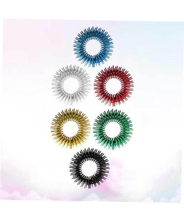Frcolor 18 STK Finger Massage Device - Acupressure Ring & Silent Mini Massage Toy - Ideal for Kids & Medical Use - International Shipping Available - Buy Online on GoSupps.com