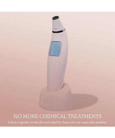 Exfora Microdermabrasion Wand by Vanity Planet - Acne & Wrinkle Treatment - 4 Heads, Dual Charging - Exfoliating Cleanser for All Skin - Buy Online on GoSupps.com