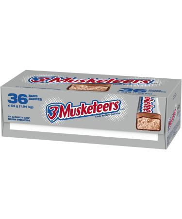 3 MUSKETEERS Chocolate Nougat Candy Bar Full Size Bar 54g (Pack of 36) - Buy Online on GoSupps.com