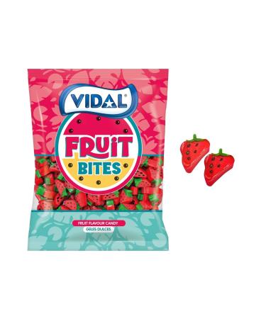 Vidal Gummy Candies Strawberry and Licorice Vidal bag of 1.5 kg Candy Fruits