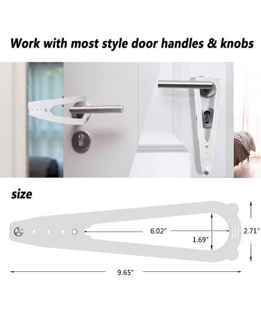 2Pcs Cat Door Holder Latch - Easy Install Flex Strap Alternative for Interior Cat Doors - Keep Dogs Out - No Need for Baby Gate or Pet Door - Litter & Food Access Control - Gold - Buy Online on GoSupps.com