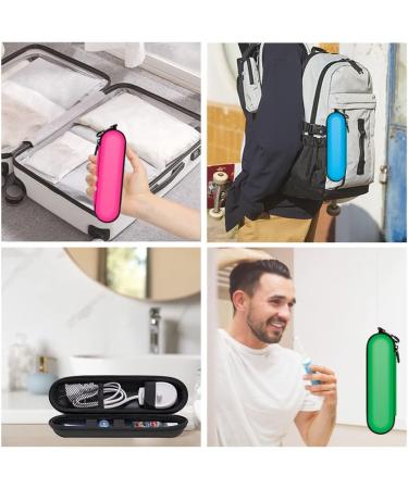 Nincha EVA Electric Toothbrush Case - Durable Hard Shell Travel Case with Mesh Pocket - Fits Most Powered Toothbrush - Black - Buy Online on GoSupps.com