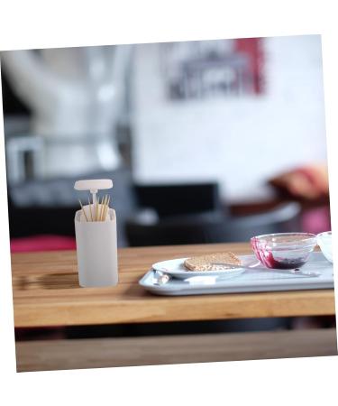 Alipis 5-Piece Travel Dispenser Container Set - Mini Tooth Cotton Holders with Lids Glass Food Storage 10.5x6x6cm - Buy Online on GoSupps.com