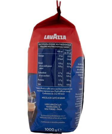  Lavazza LAVAZZA Espresso Cream E GUSTO Classico 1 kg Beans Set of 6 - Buy Online on GoSupps.com
