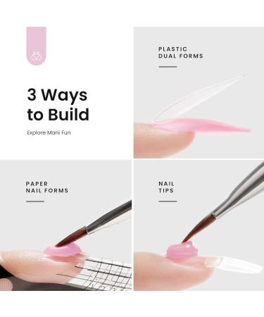 Beetles Poly Extension Gel Nail Kit - 6 Color Classic French Manicure Set for Easy DIY Nail Art - 0.5 Fl Oz (Pack of 6) - Buy Online on GoSupps.com