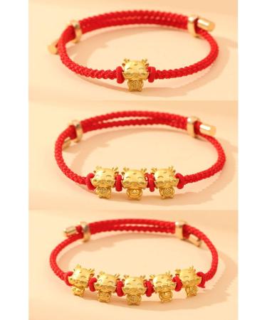 Shop OralGos Wholesale Dragon Year Bracelet - Delicate Handcrafted Accessories Lightweight Cotton Rope  - Buy Online on GoSupps.com