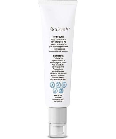 Bezwecken OstaDerm-V 2oz Crme - Professional Formula for Vaginal Dryness & Menopausal Atrophy - Alcohol-Free & Gentle - 30 Day Supply - Buy Online on GoSupps.com