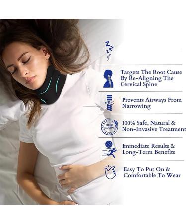 Neck Brace for Neck Pain and Support Cervicorrect for Snoring Neck Support Brace for Pressure Relief for Women and Men Grey - Buy Online on GoSupps.com