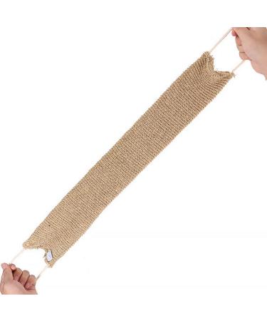 Lurrose 2pcs Ramie Jute Body Scrubber Belt - Exfoliating Back Scrubber for Bath Shower - Home Travel SPA Essential - Buy Online on GoSupps.com