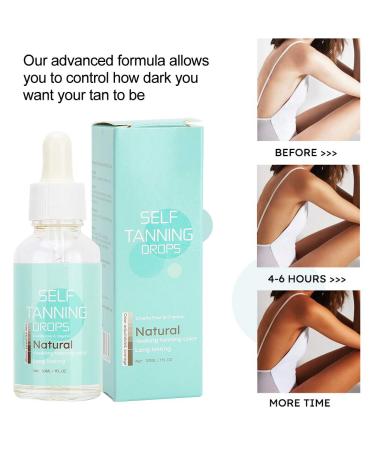 Self Tan Drops 30ml | Sunless Face & Body Tanning Water for Custom Self Tanner - Buy Online on GoSupps.com