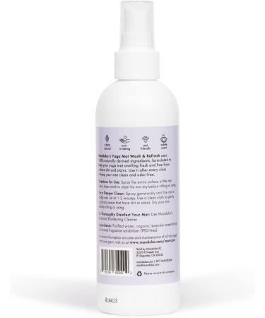 Natural Lavender Yoga Mat Wash - 100% Essential Oils, Non-Irritating, Pet-Friendly - 8oz - Buy Online on GoSupps.com