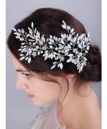 JWICOS Crystal Bridal Headpiece - Wedding Hair Accessories for Brides - Buy Online on GoSupps.com