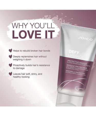 Joico Defy Damage Protective Masque for Color-Treated Hair - 5.1 Fl Oz (Pack of 2) - Buy Online on GoSupps.com