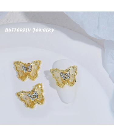 FEIlei 10Pcs Nail Jewelry Zircon Nail Art Rhinestones Nail Decors Crystals Diamond Gems - Buy Online on GoSupps.com